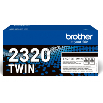 Brother Toner-Kit schwarz (TN-2320TWIN)