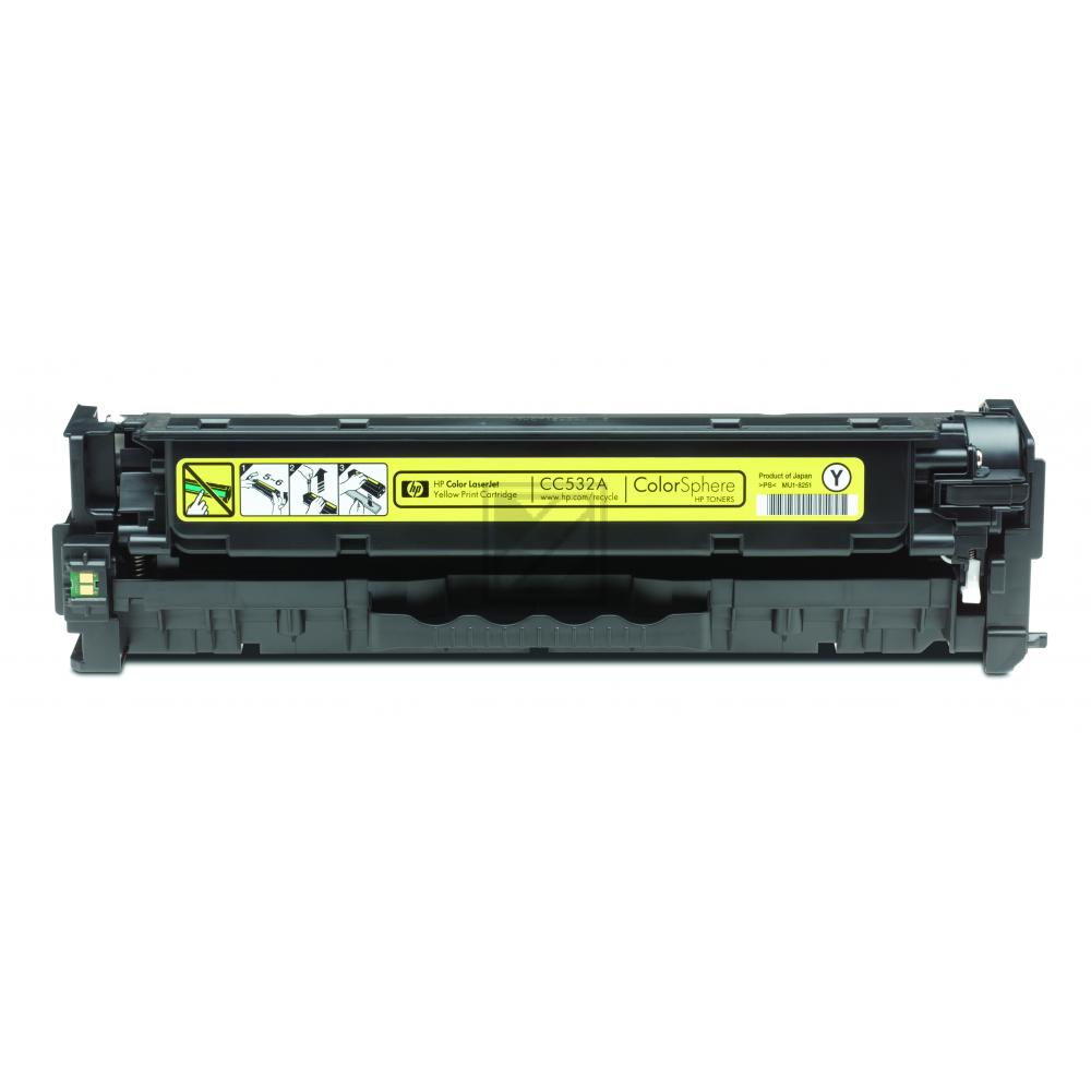 HP Toner-Kartusche gelb (CC532A, 304A)