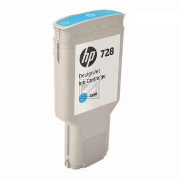 HP Tintenpatrone cyan HC plus (F9K17A, 728)