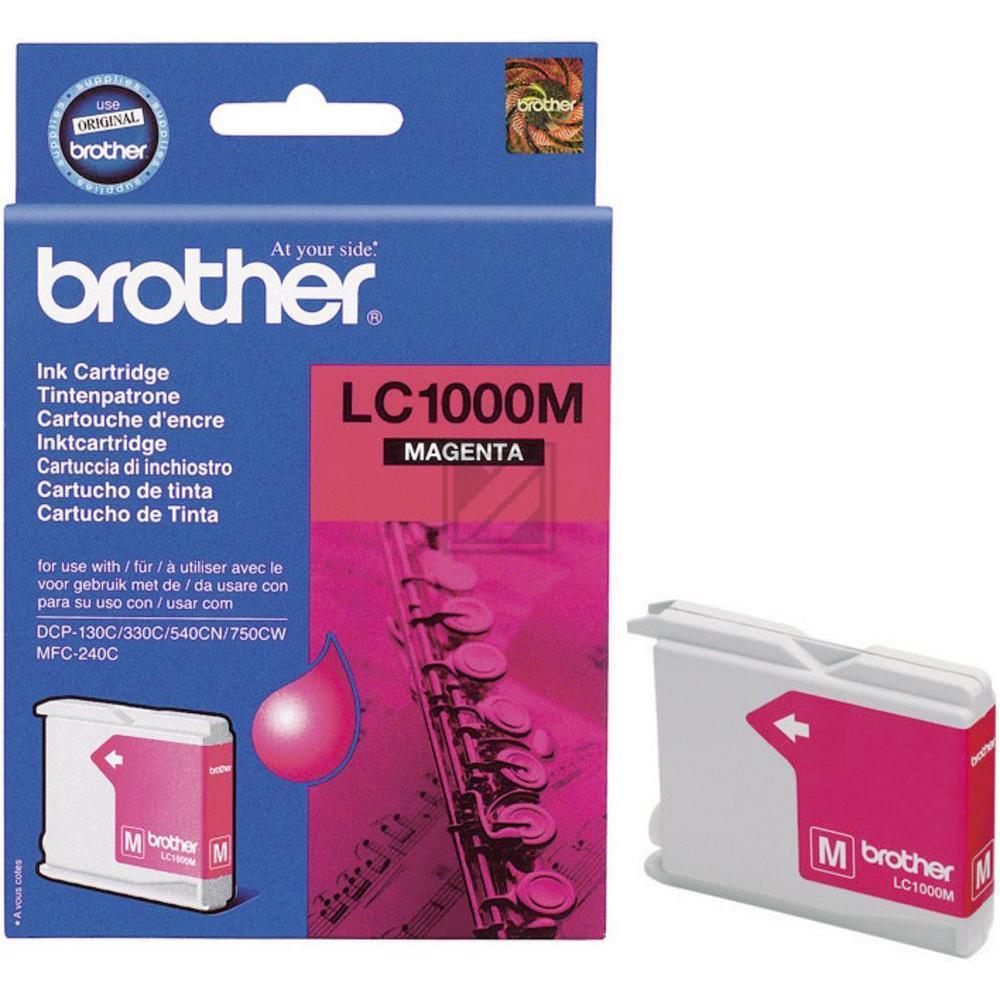 Brother Tintenpatrone magenta (LC-1000M)