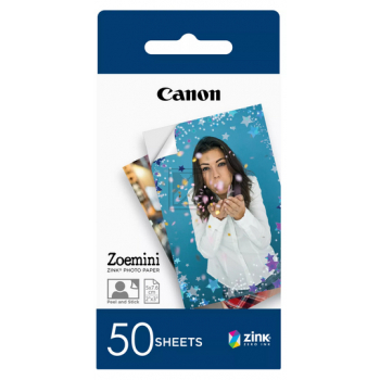 Canon Zink Papier (Zink Papier) weiß 50 Blatt 5 x 7.6 cm 290 g/m² (3215C002)