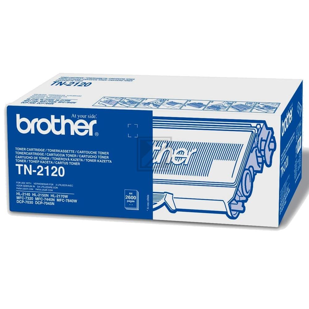 Brother Toner-Kit schwarz HC (TN-2120)