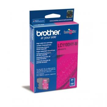 Brother Tintenpatrone magenta HC (LC-1100HYM)