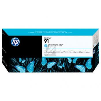 HP Tintenpatrone cyan light (C9470A, 91)