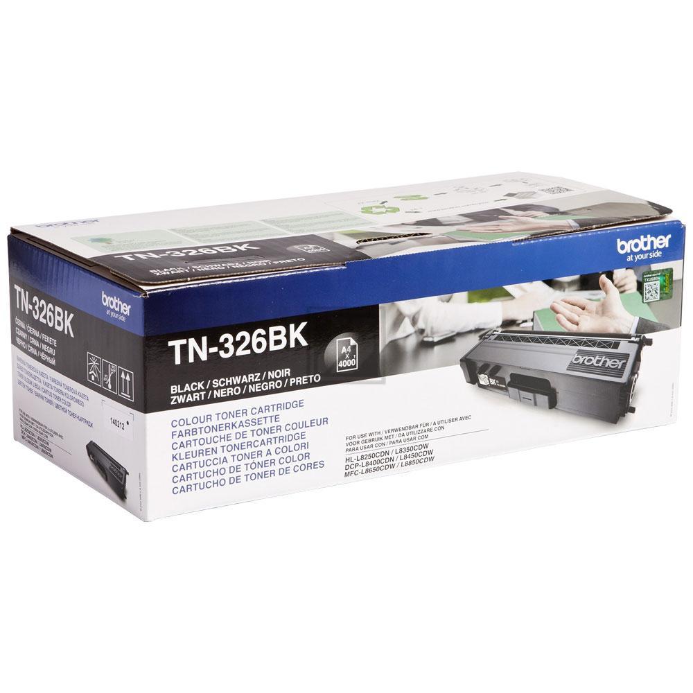 Brother Toner-Kit schwarz HC (TN-326BK)